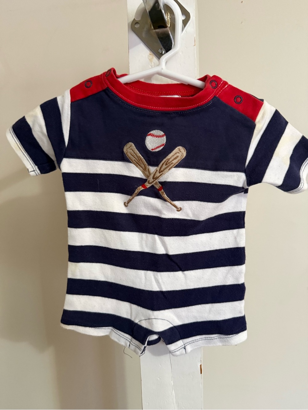 Kitestrings Baseball Romper